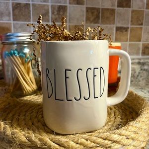 RAE DUNN “Blessed” Ceramic Mug